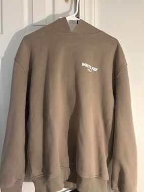 white fox brown sweatshirt